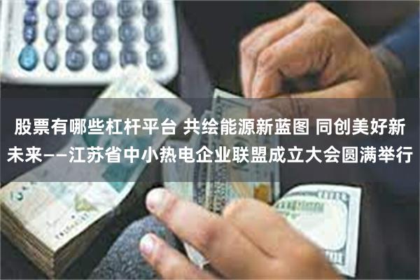 股票有哪些杠杆平台 共绘能源新蓝图 同创美好新未来——江苏省中小热电企业联盟成立大会圆满举行